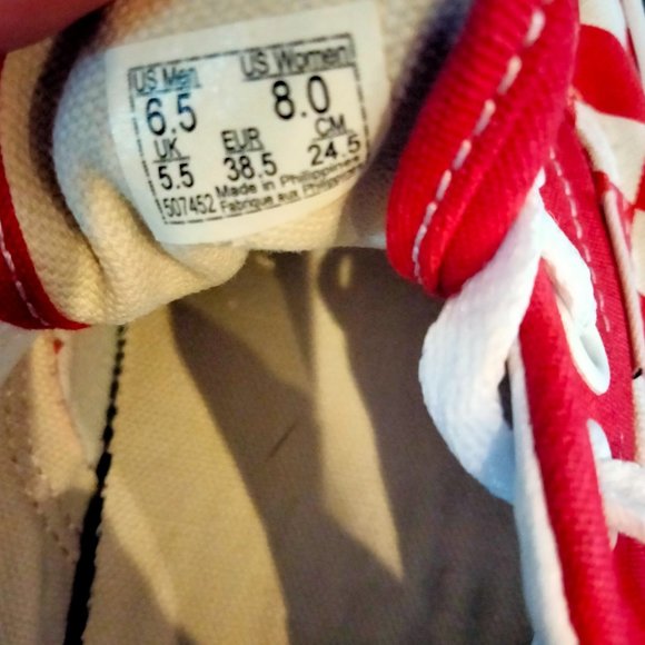 Red Checkered Vans - Picture 7 of 10